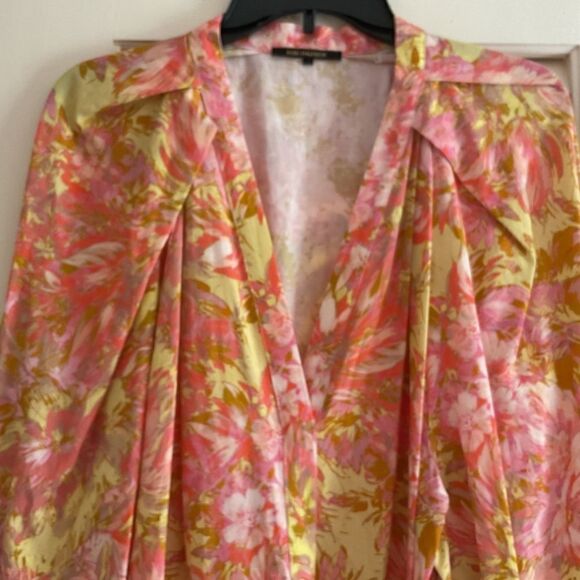 Kobi HALPERIN Jemma Print CORAL MULTI WOMAN Dress SIZE US XL NEW - Picture 8 of 12